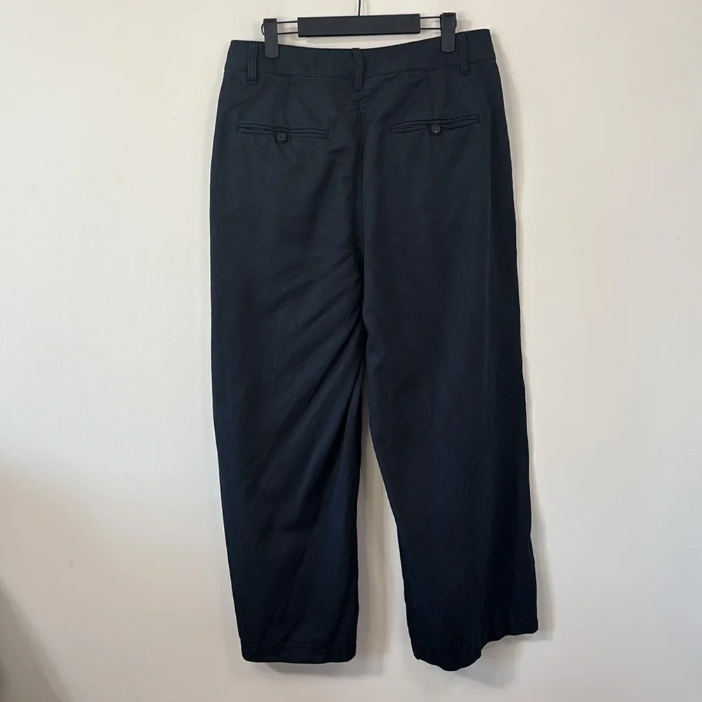 Madewell The Harlow Wide-Leg Pant Black Size 12 - Picture 7 of 11